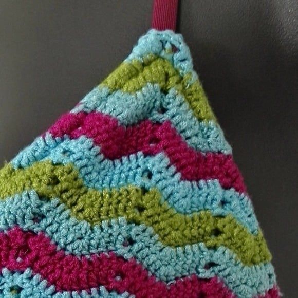 Mossimo Triangle String Bikini Top  XL - Picture 2 of 4